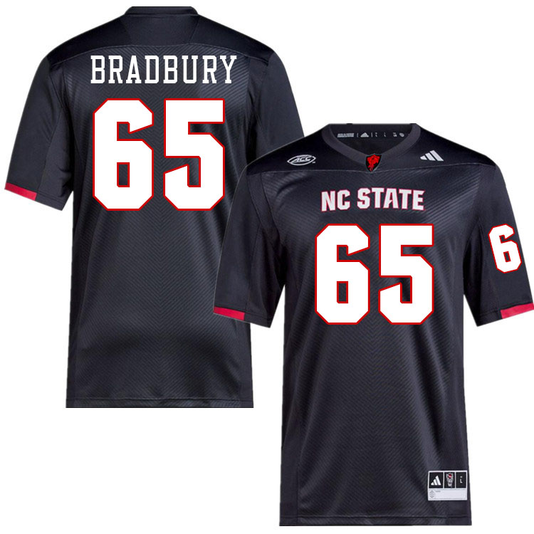 NC State Wolfpack #65 Garrett Bradbury College Football Jerseys,Uniforms-Black